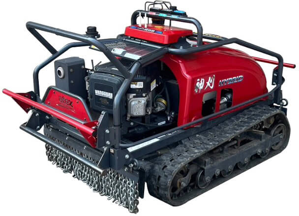 開発した草刈機の写真