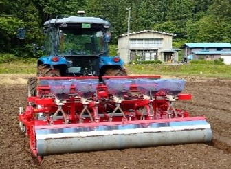 湿害対策技術（畝立同時は種）